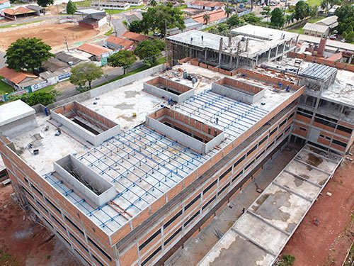 Concreto Construção do Fórum de Araguaína Concrenorte Pré-Moldados