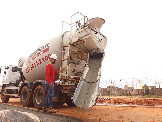 Concreto das Casas do Parque do Lago Concrenorte Pré-Moldados