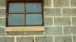 textura no bloco de concreto